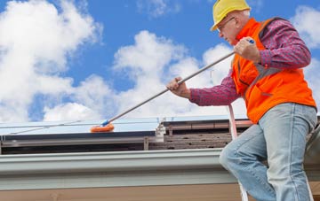 Owmby soft wash roof cleaning